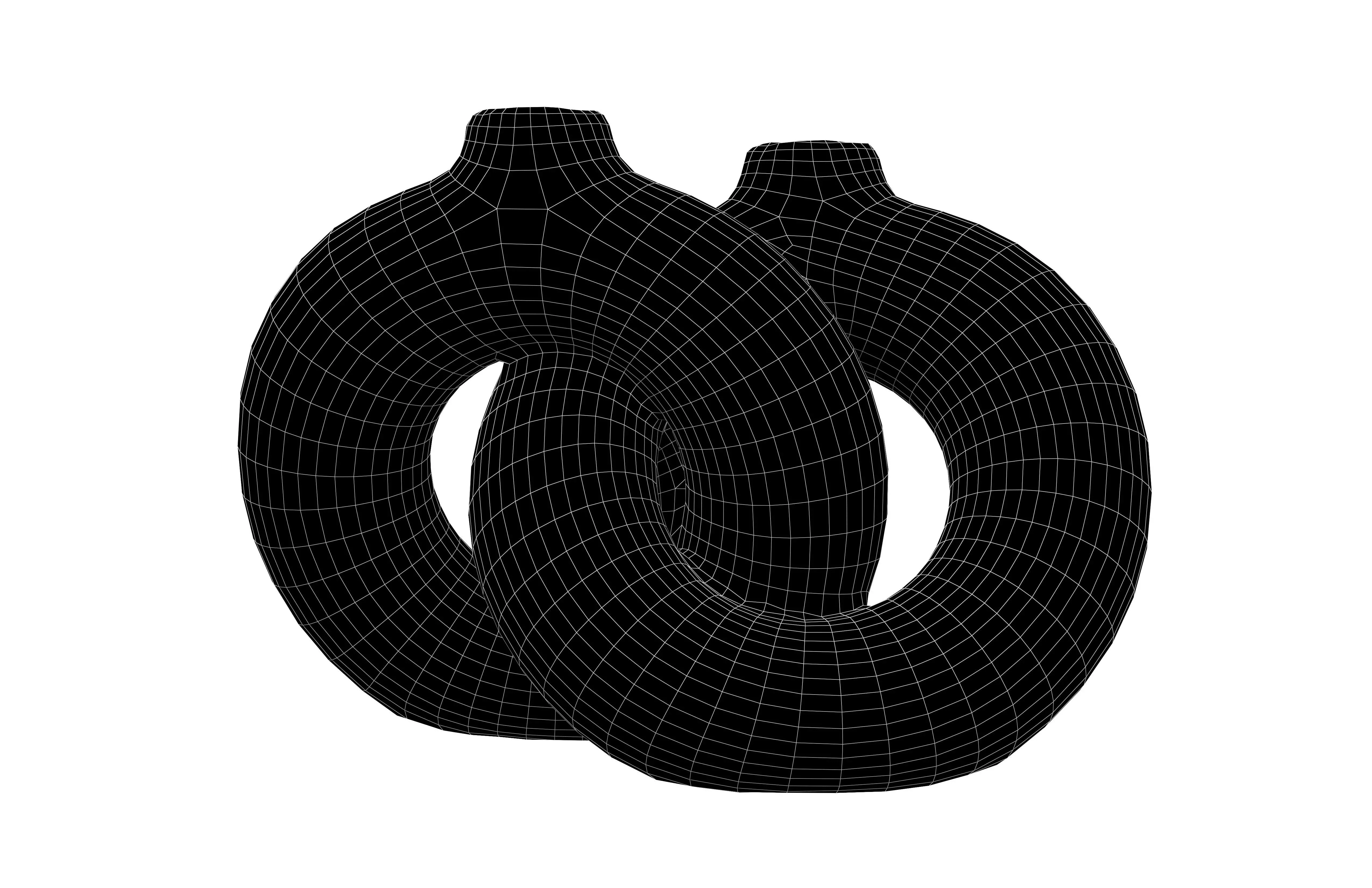 Modern Vase v3 002 Low-poly 3D model_5