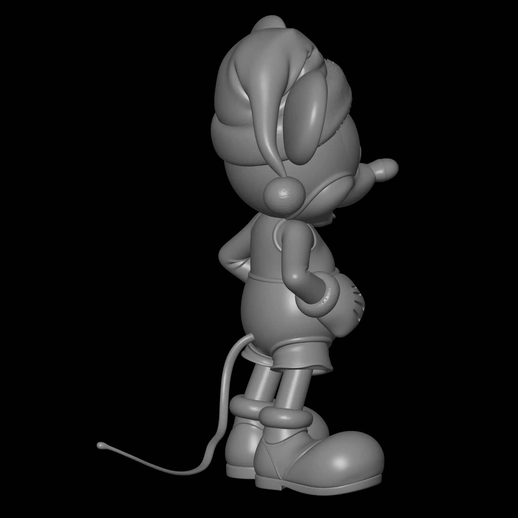 christmas mickey mouse model 3D print model_3
