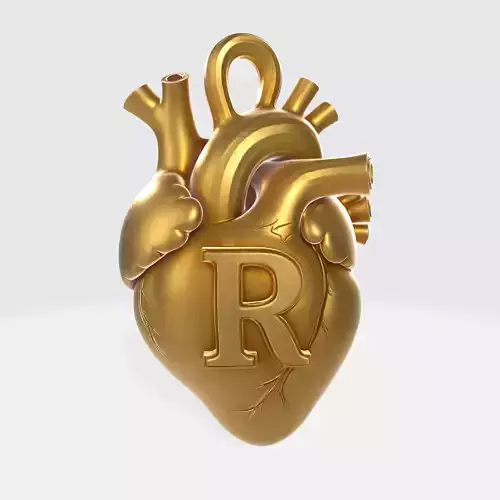 Human Heart Pendant 11