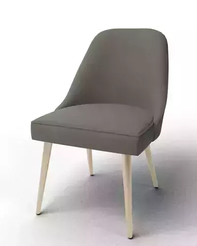 Mid Century Upholstered Modern Fabric Dining Chair