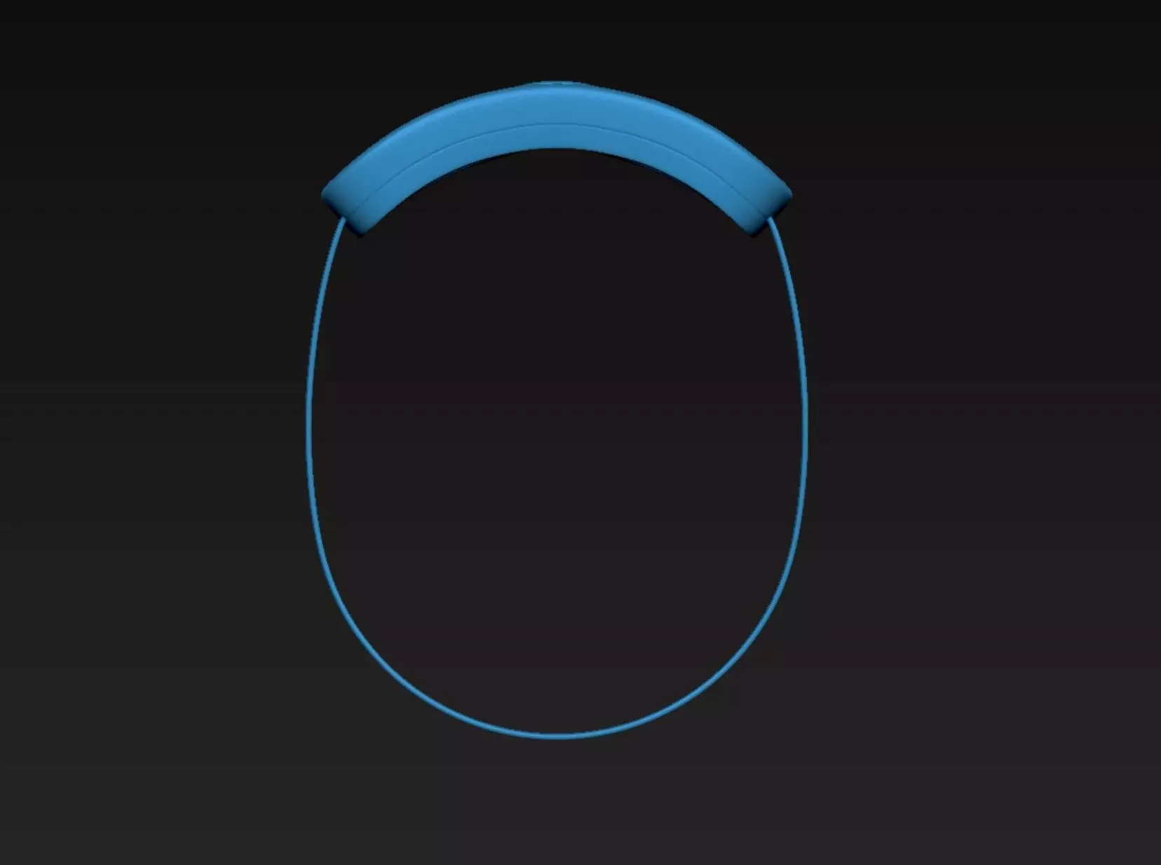 Goggle Frame 3D print model_4