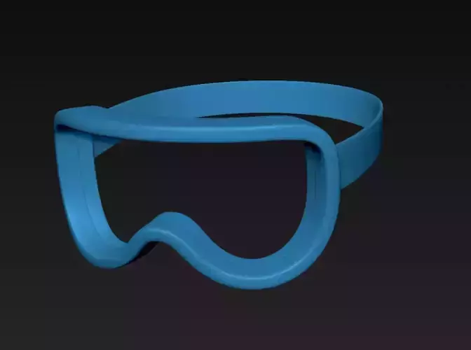 Goggle Frame 3D print model