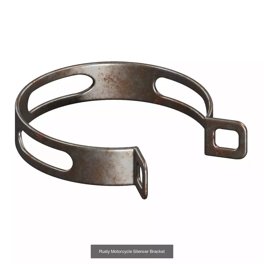 PREMIUM RUSTY BRACKET PACK 3D Model Collection_1