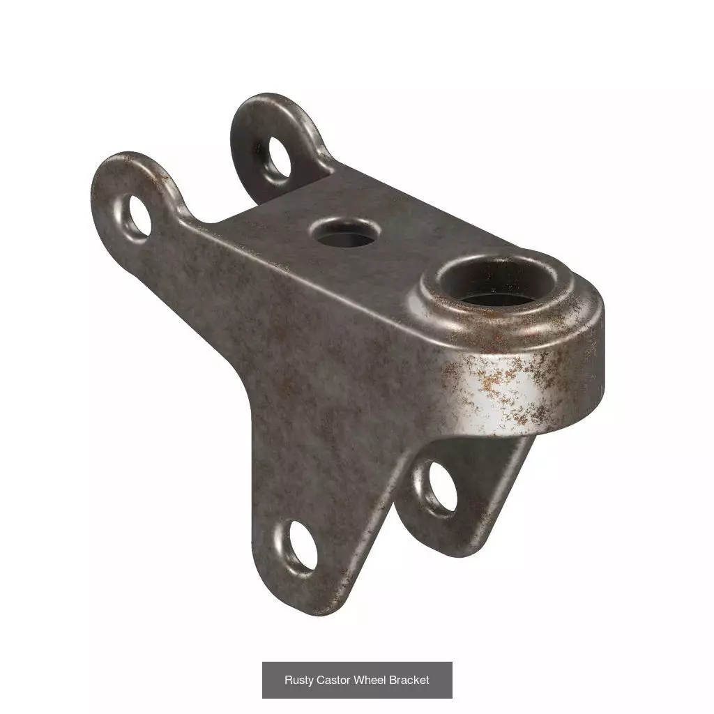 PREMIUM RUSTY BRACKET PACK 3D Model Collection_6