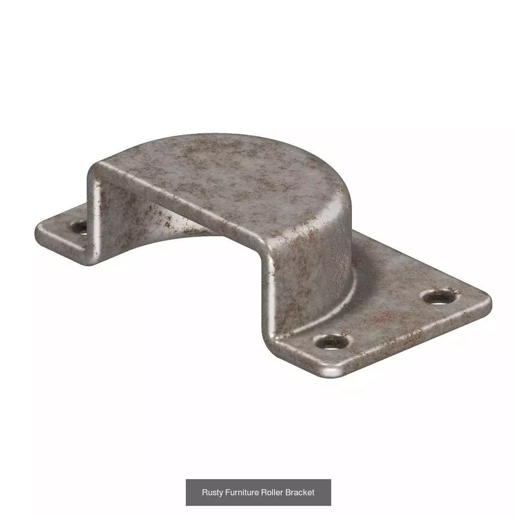 PREMIUM RUSTY BRACKET PACK 3D Model Collection_5