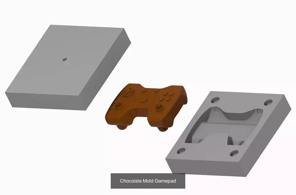 PREMIUM CHOCOLATE MOLD PACK 3D Model Collection_9