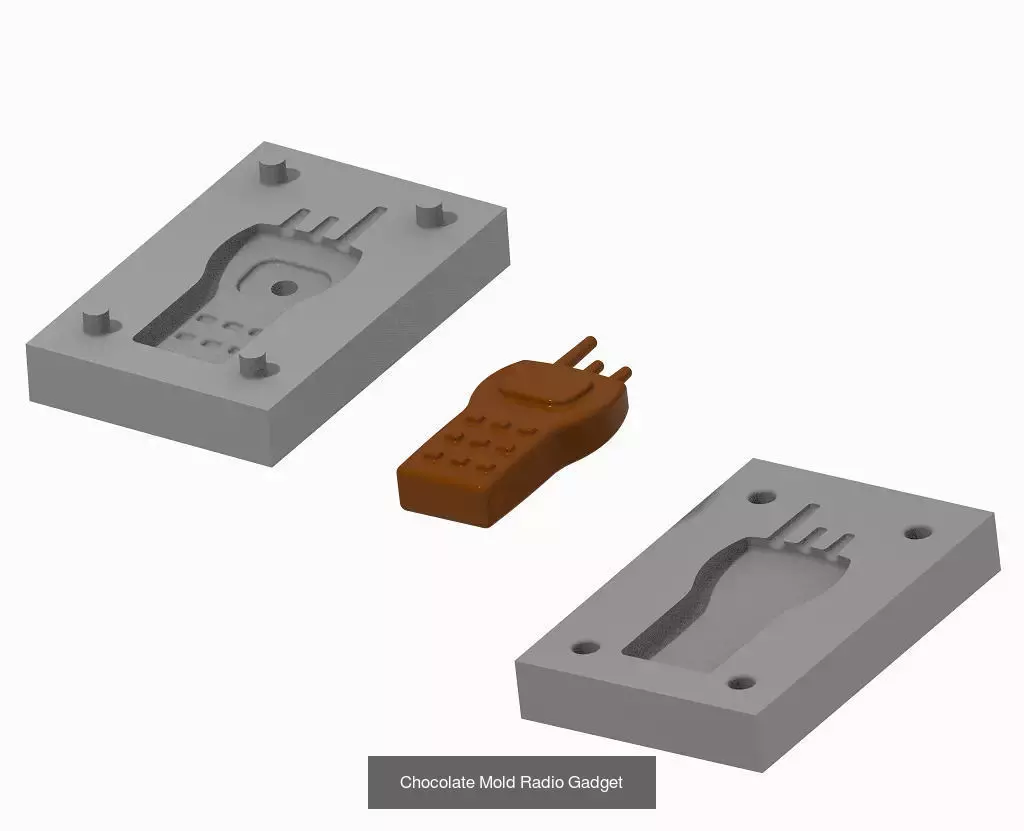 PREMIUM CHOCOLATE MOLD PACK 3D Model Collection_3