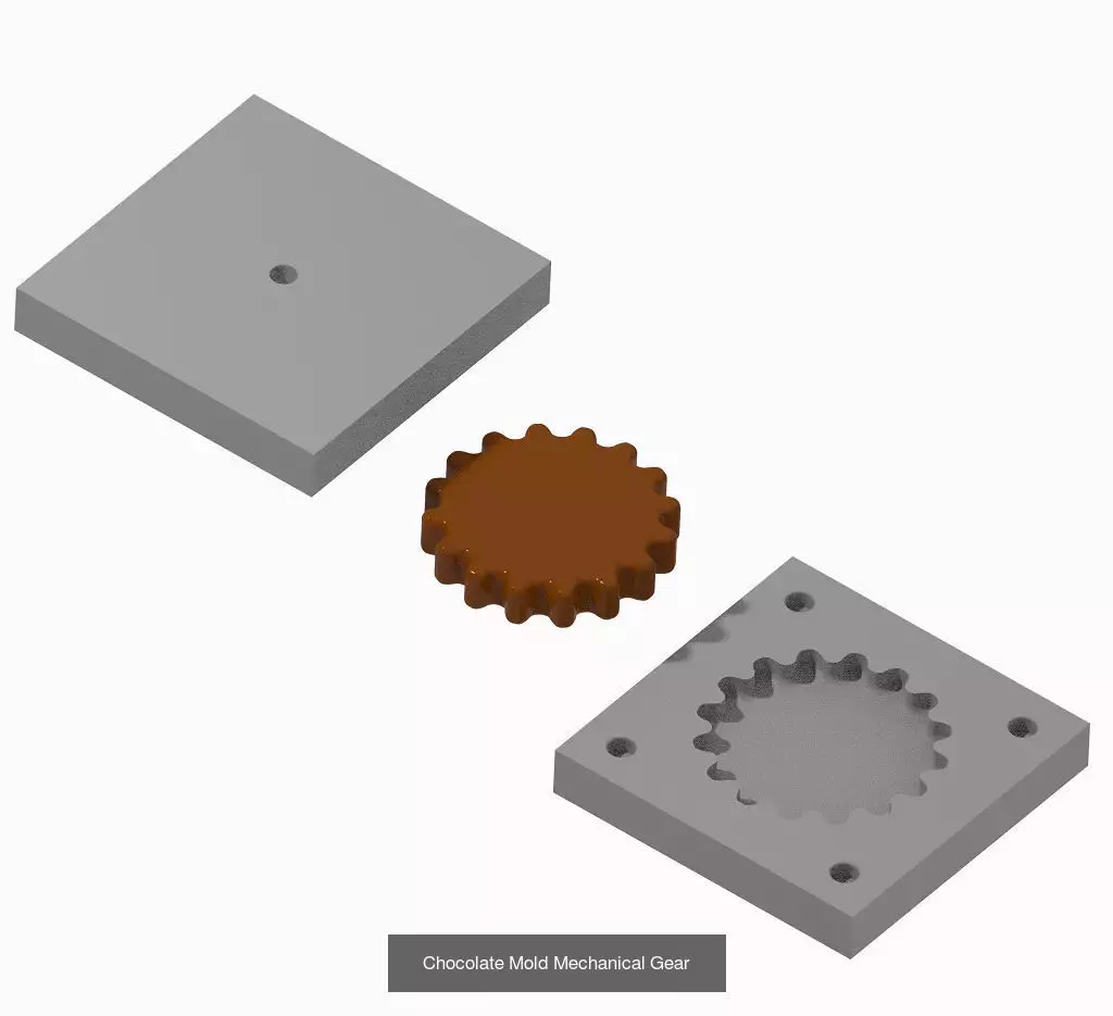 PREMIUM CHOCOLATE MOLD PACK 3D Model Collection_4