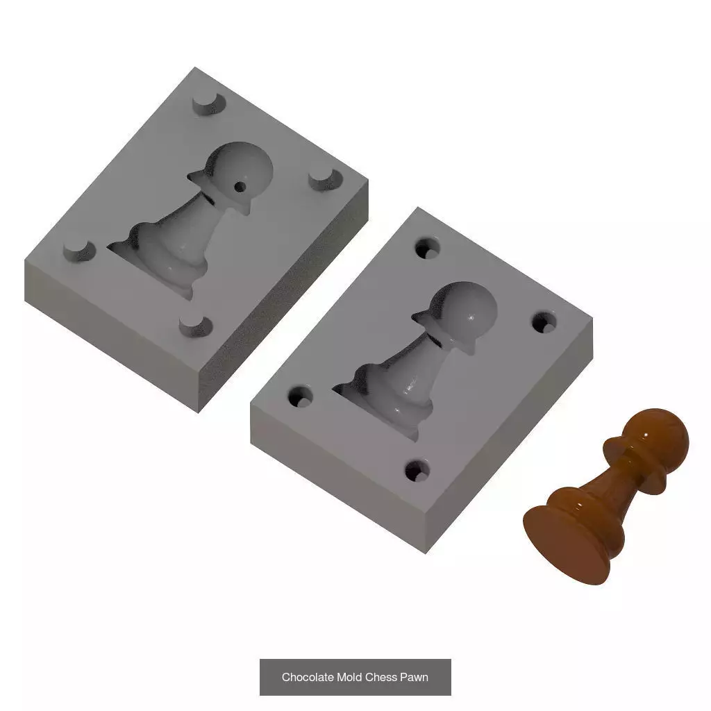 PREMIUM CHOCOLATE MOLD PACK 3D Model Collection_5
