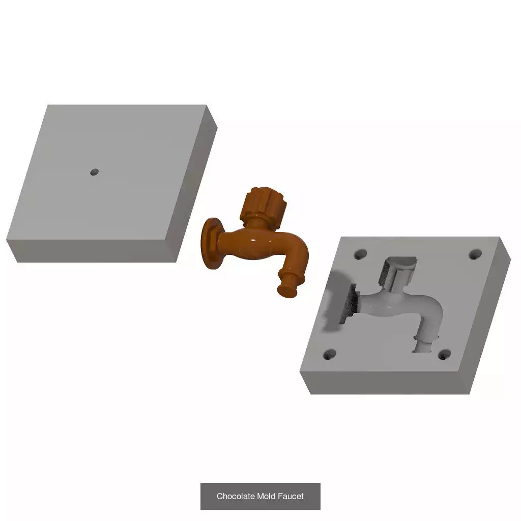 PREMIUM CHOCOLATE MOLD PACK 3D Model Collection_12