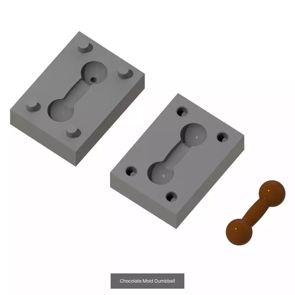PREMIUM CHOCOLATE MOLD PACK 3D Model Collection_6