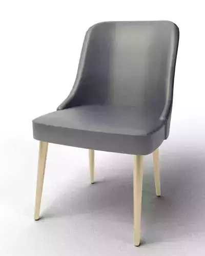 Mid Century Upholstered Contemporary Leather Dining Chair