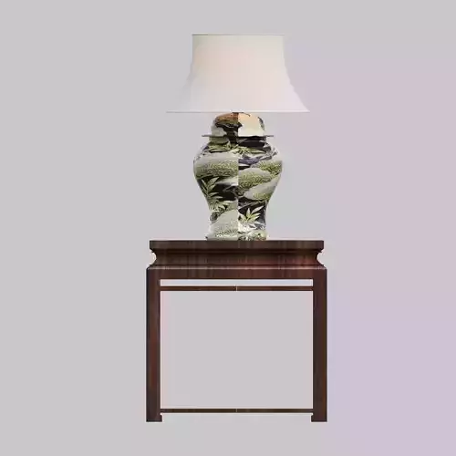 Side Table-Side Lamp