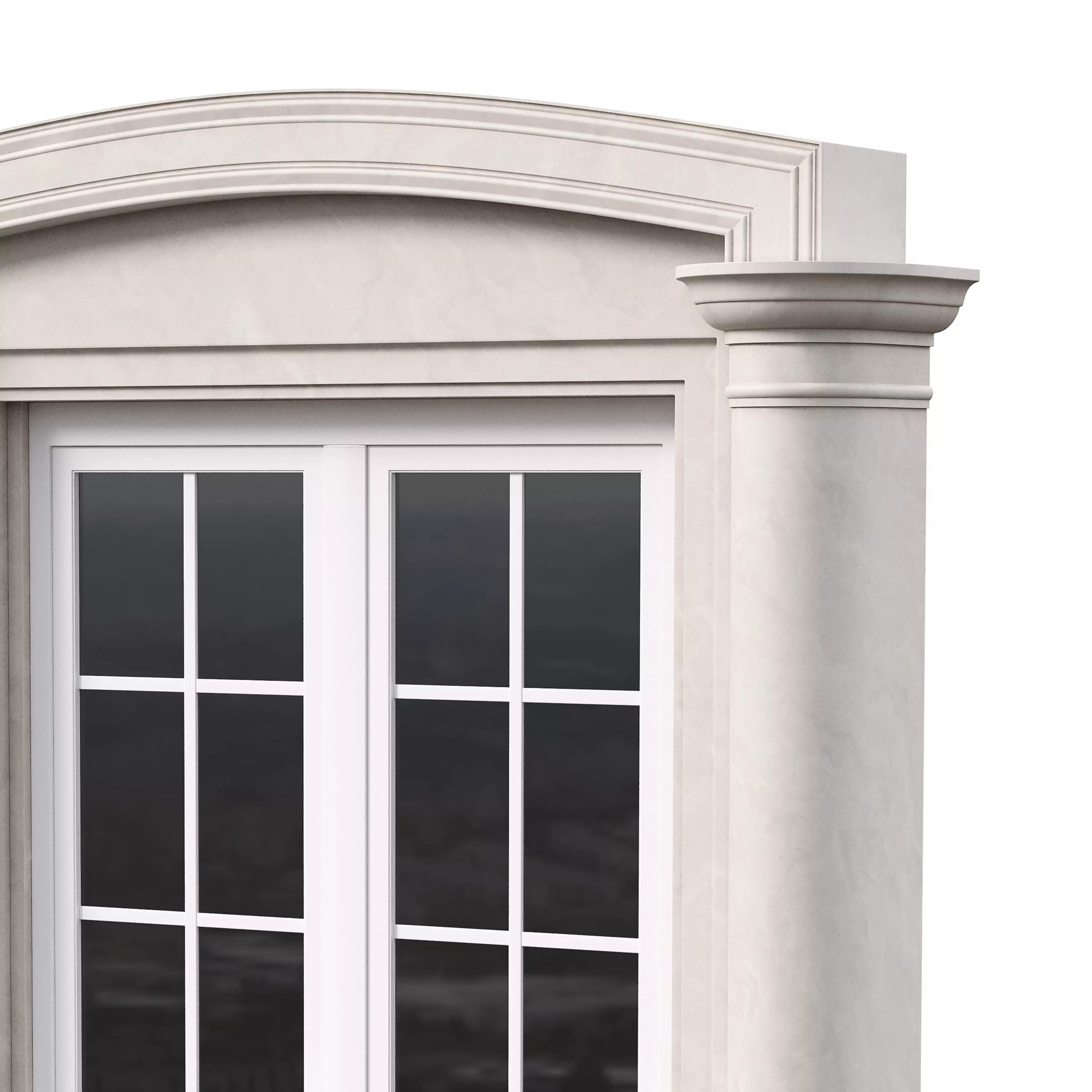 Architectural Classic Window 3D Model 14 3D model_7