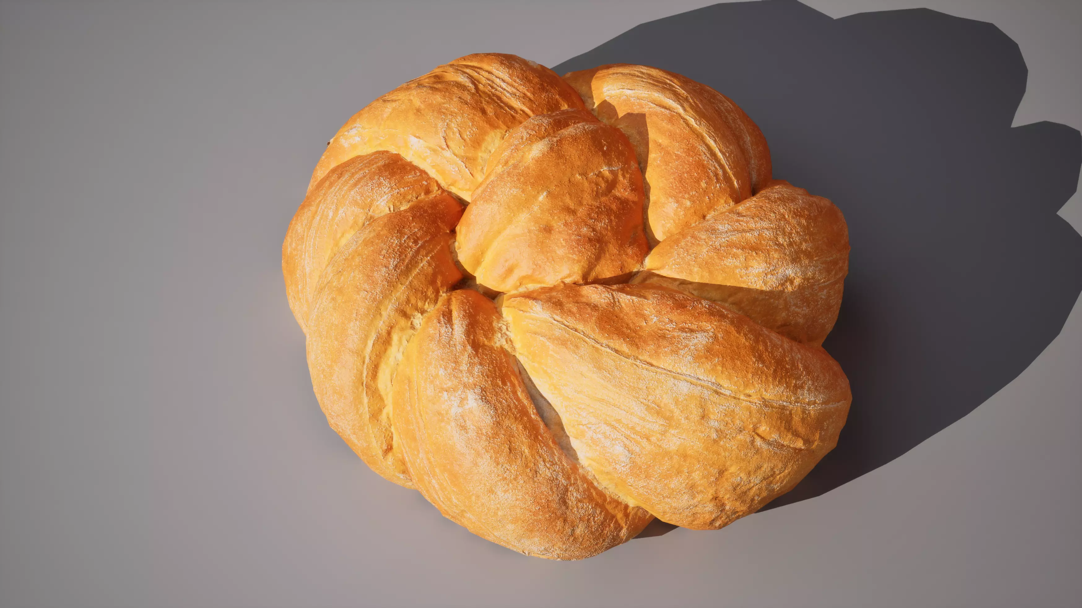 Wheat Bread 5K triangles 4K PBR textures Low-poly 3D model_17
