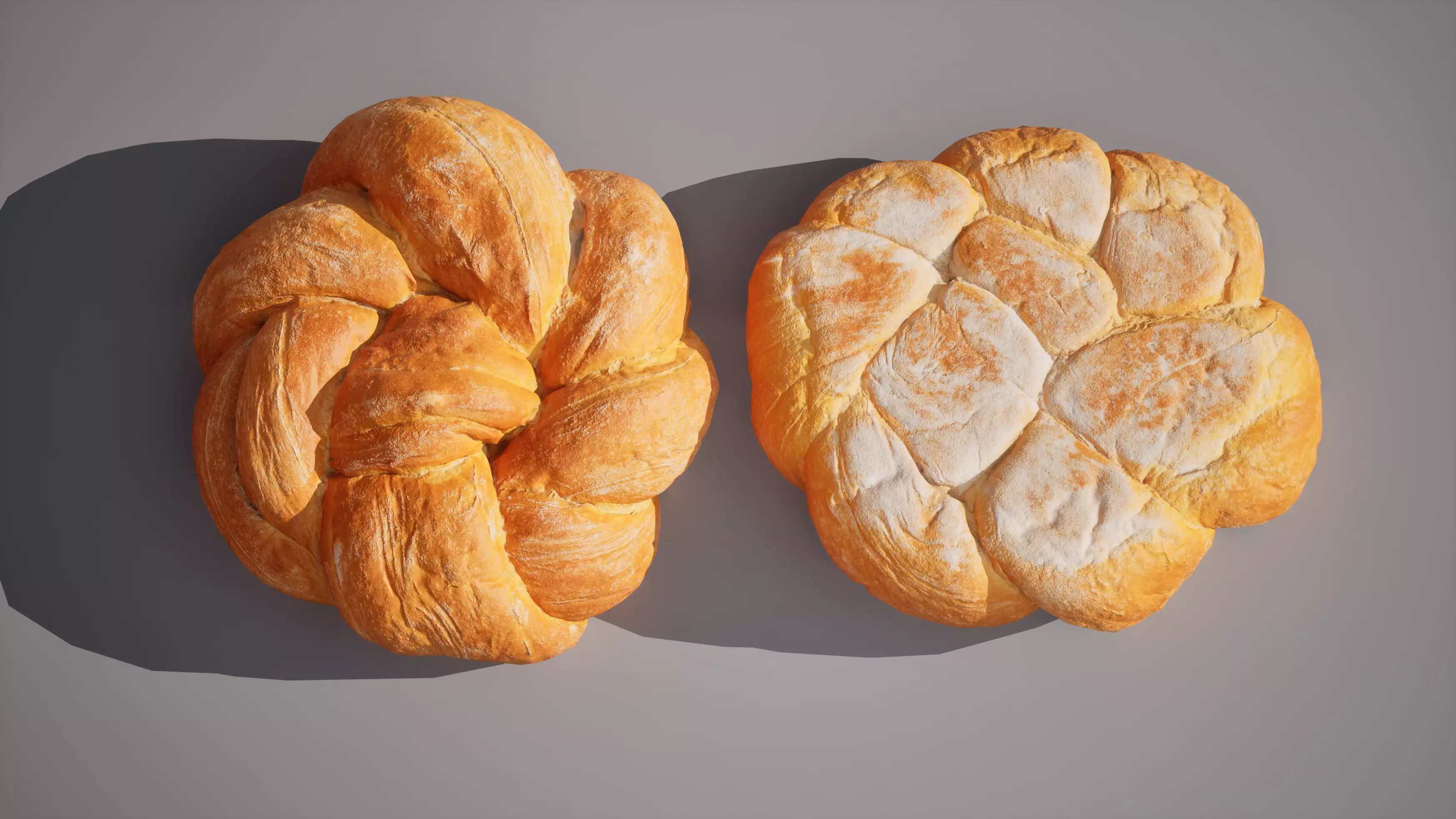 Wheat Bread 5K triangles 4K PBR textures Low-poly 3D model_18
