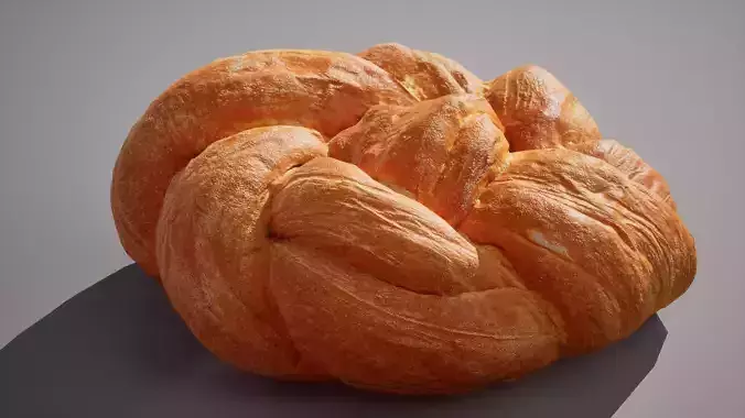 Wheat Bread 5K triangles 4K PBR textures Low-poly 3D model 7