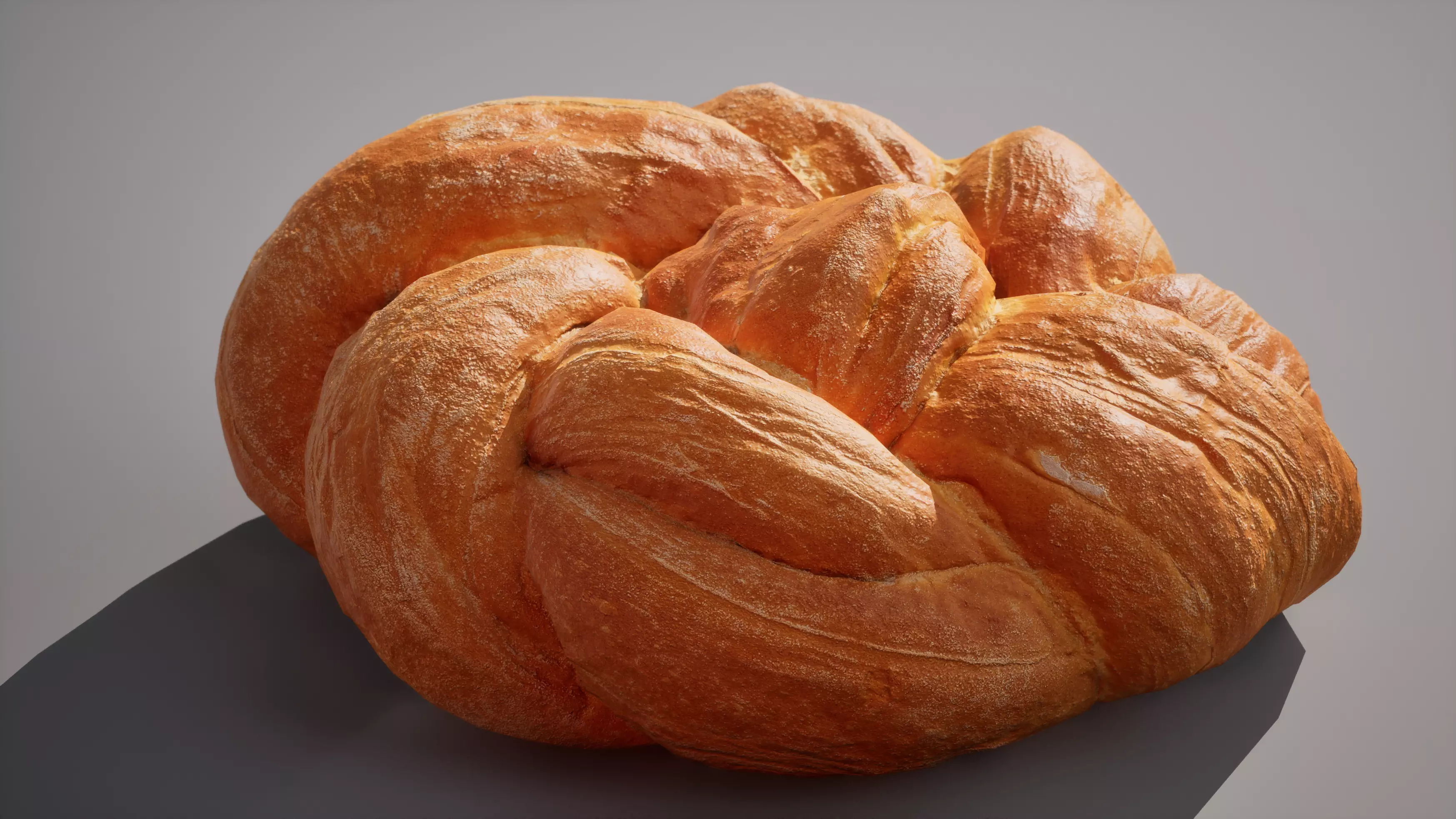 Wheat Bread 5K triangles 4K PBR textures Low-poly 3D model_6