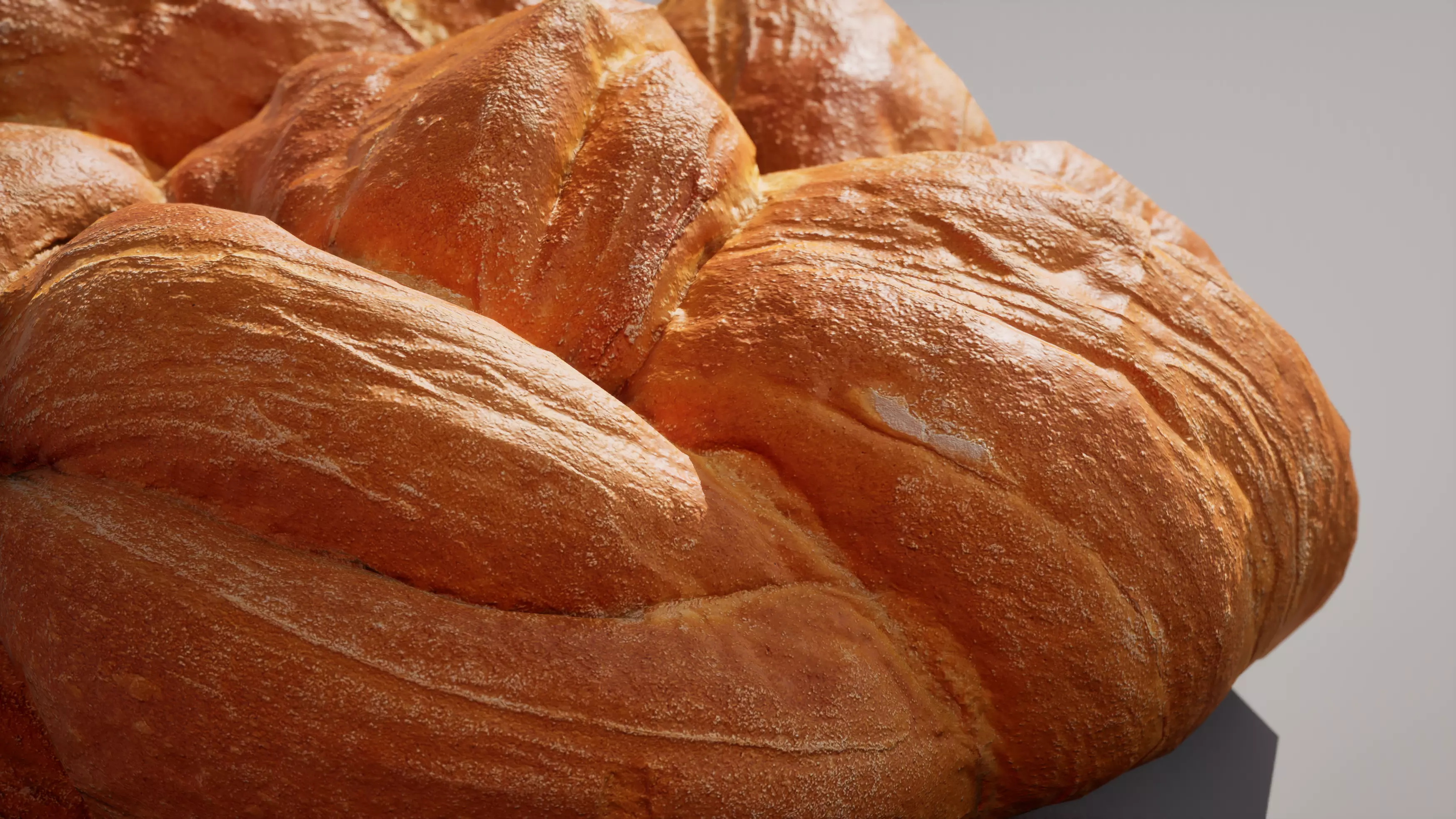 Wheat Bread 5K triangles 4K PBR textures Low-poly 3D model_4