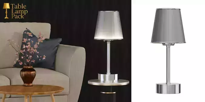 Table Lamp Pack 3D model 3