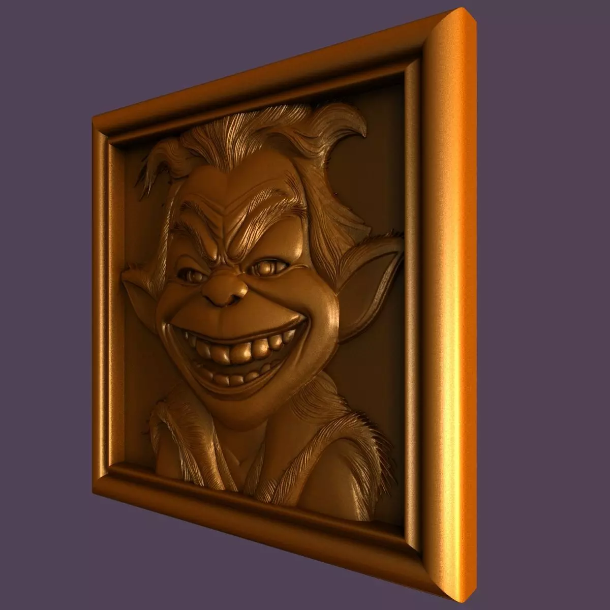 3d models for 3d printer Grinch 3D model_2