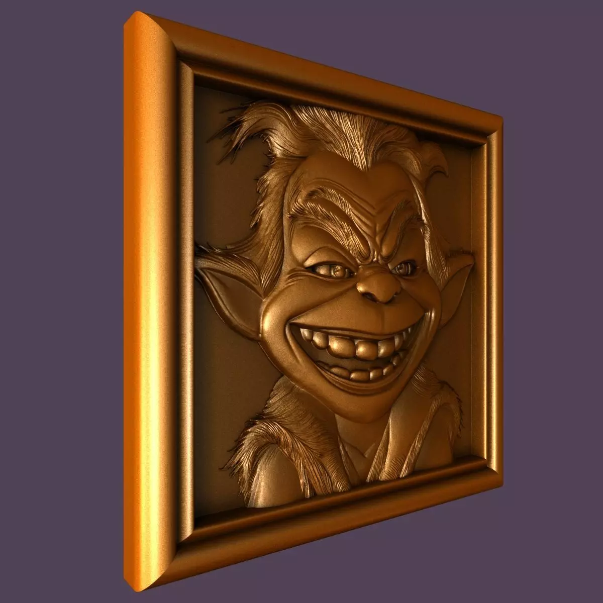 3d models for 3d printer Grinch 3D model_1