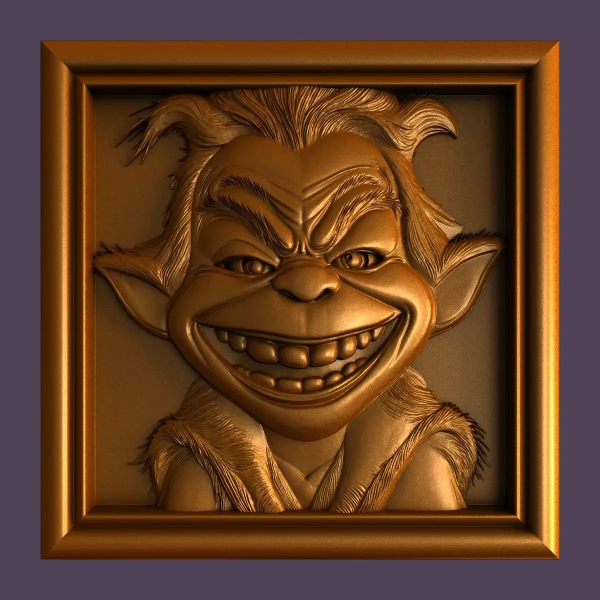 3d models for 3d printer Grinch 3D model_0