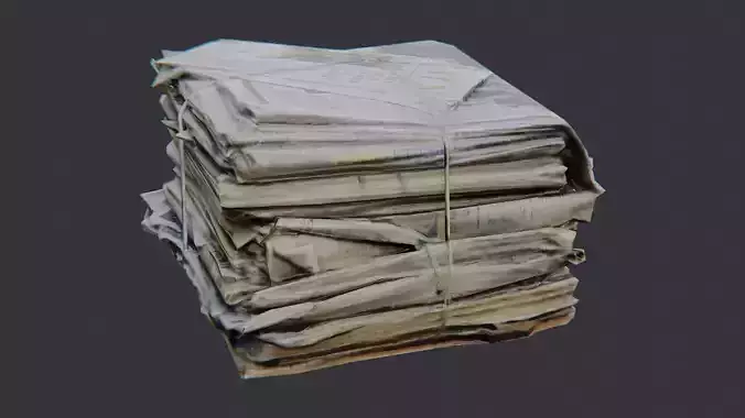Newspaper Stack Prop