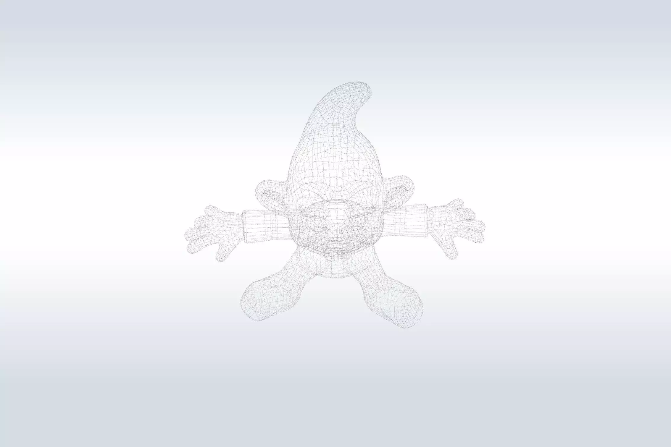 Cheerful Ghost Boy Character 3D model_8