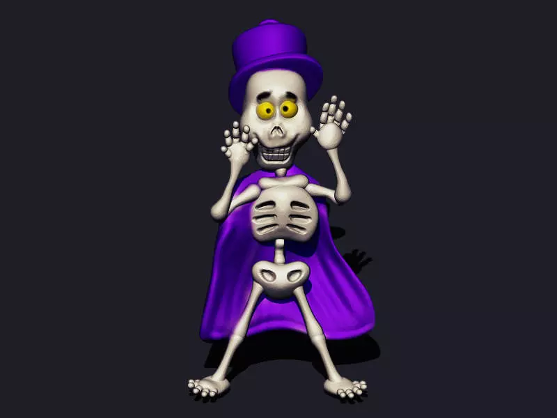 And Then A Skeleton Popped Out Keychain 3D print model