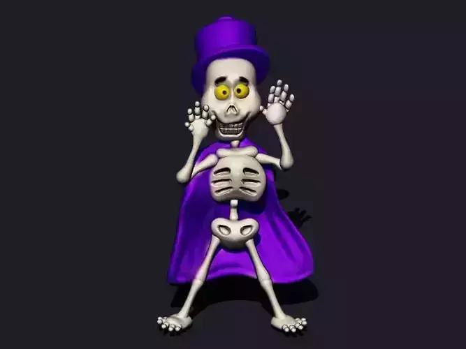 And Then A Skeleton Popped Out Keychain 3D print model