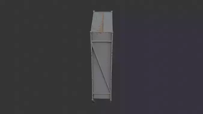 Garage rolling metal shelf cabinet