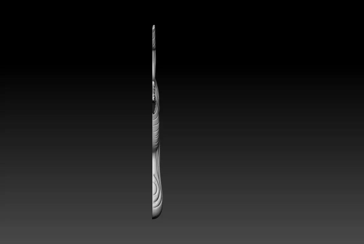 Tree Branch Pendant 3D Printable Model 3D print model_10