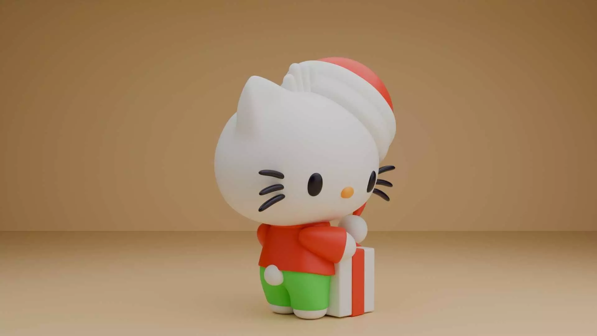 Dear Daniel Christmas figure  3D print model_1