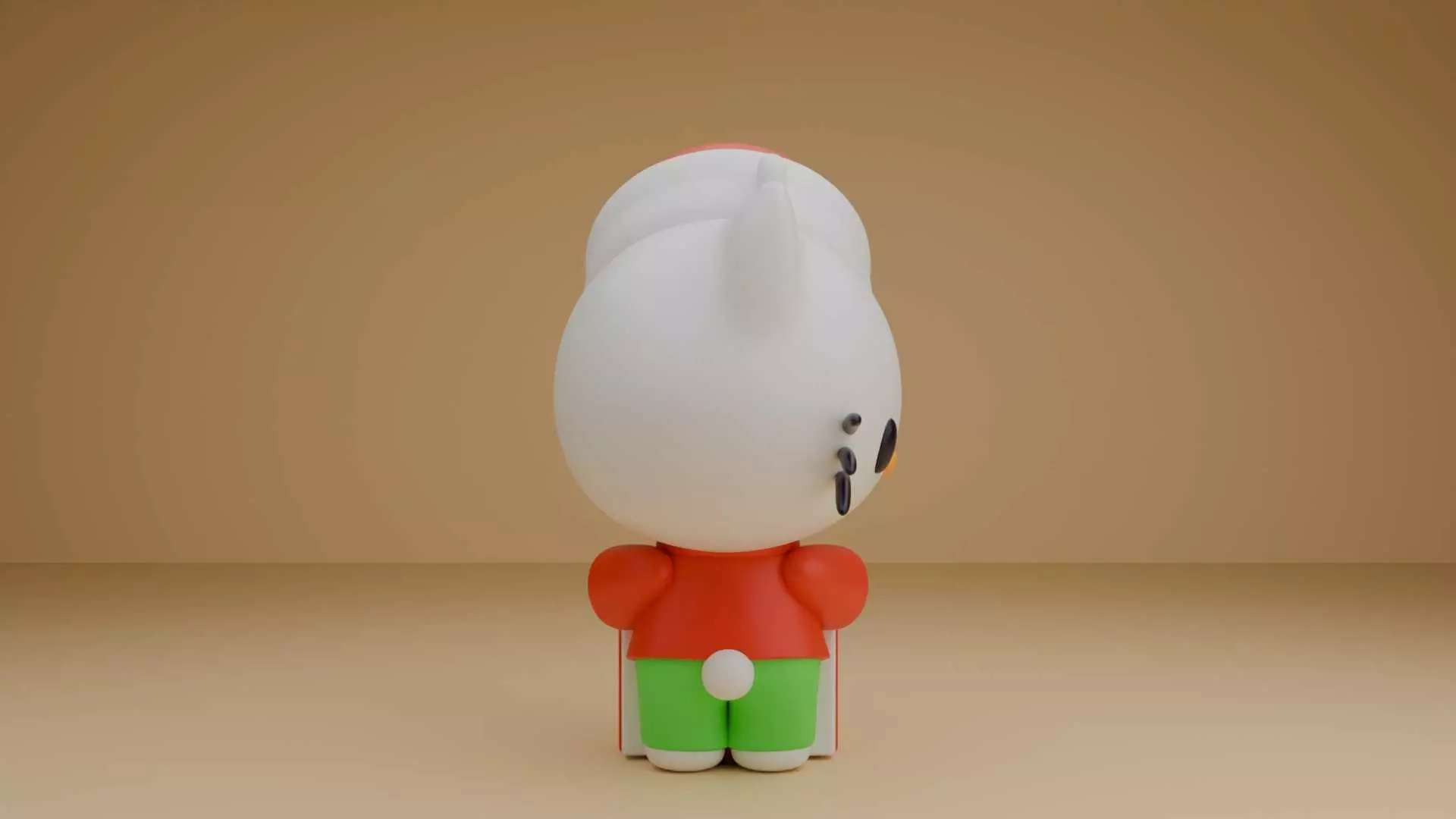 Dear Daniel Christmas figure  3D print model_2