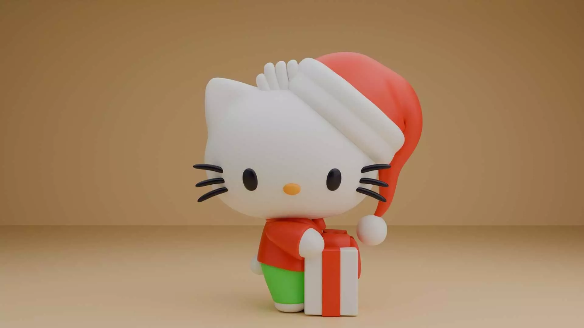 Dear Daniel Christmas figure  3D print model_0