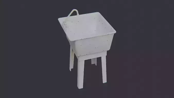 Industrial Garage Sink with Faucet