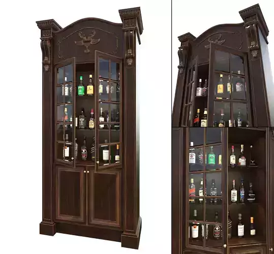 Classic European style Wine Cabinet
