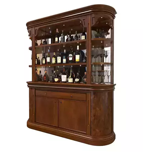 Classic European style Wine Cabinet 2