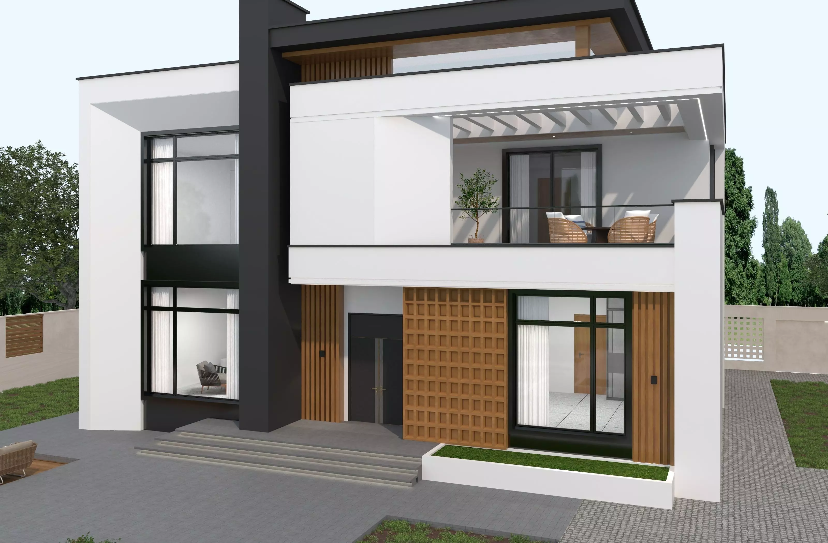 House Exterior 3D model_2