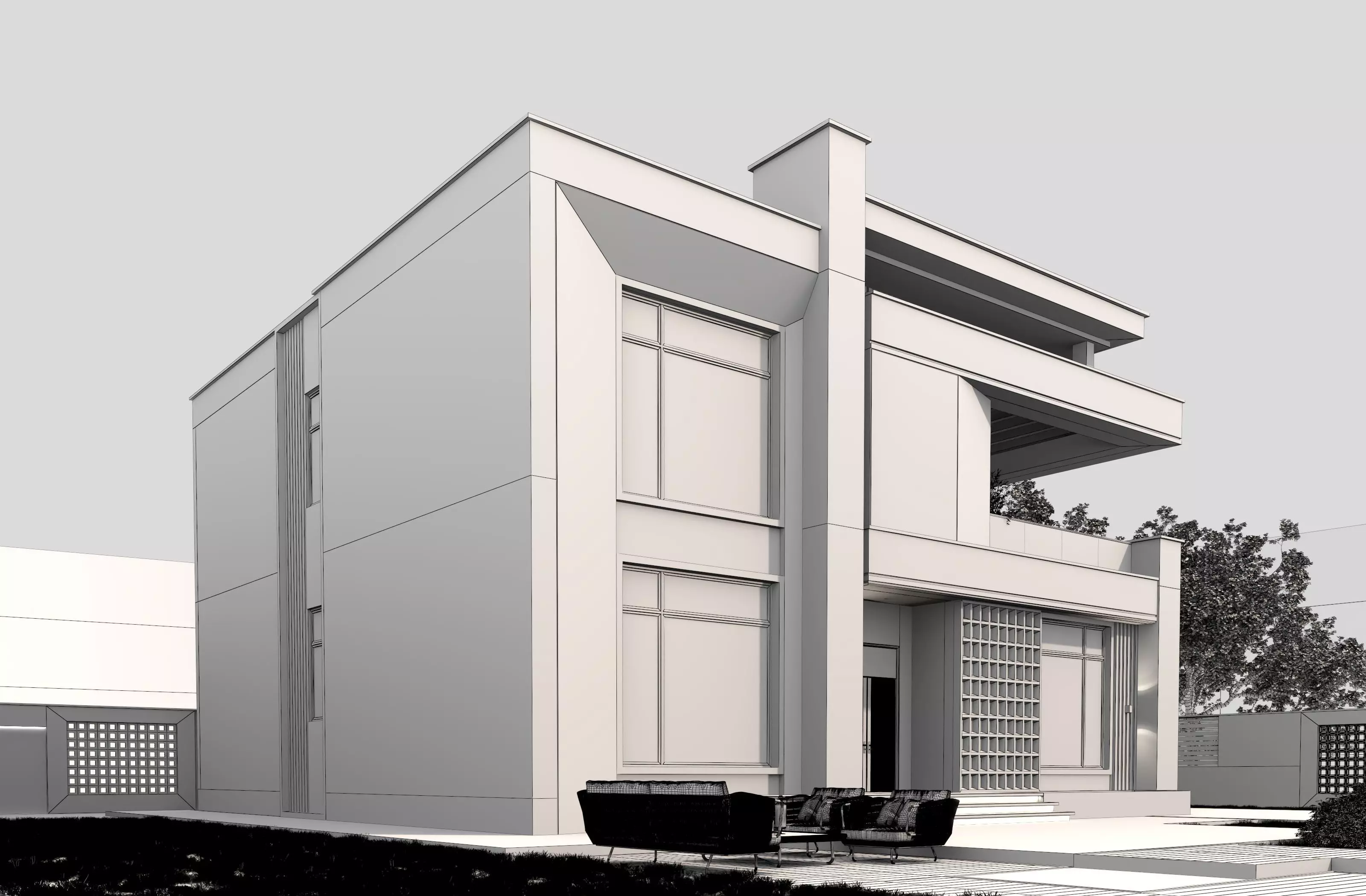 House Exterior 3D model_12