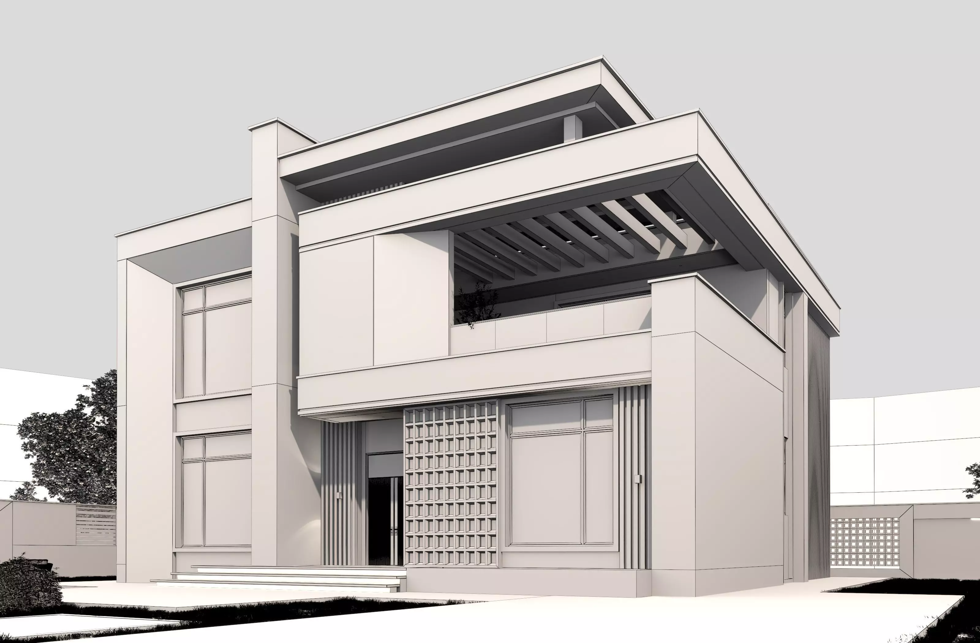 House Exterior 3D model_13