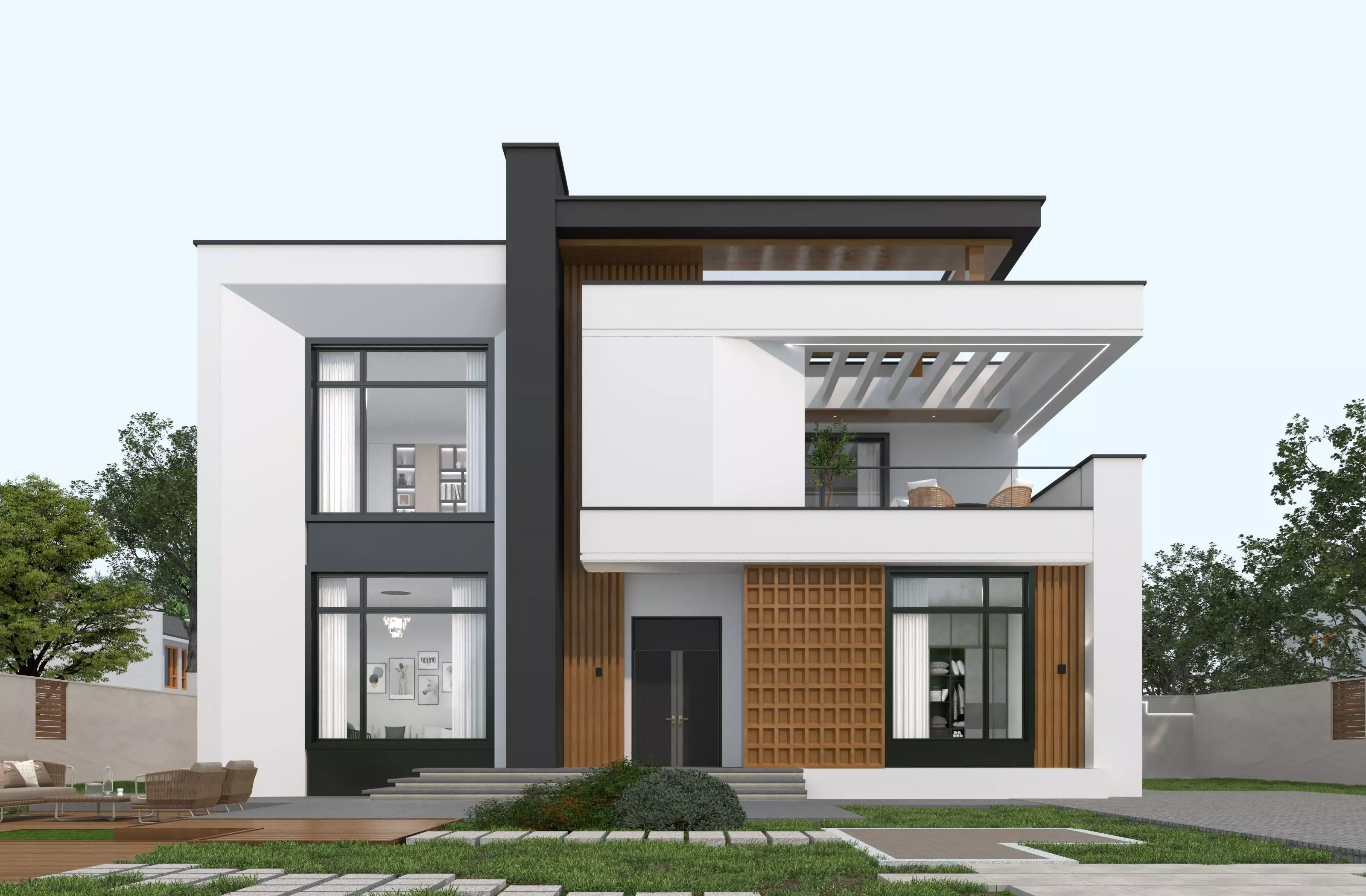 House Exterior 3D model_0