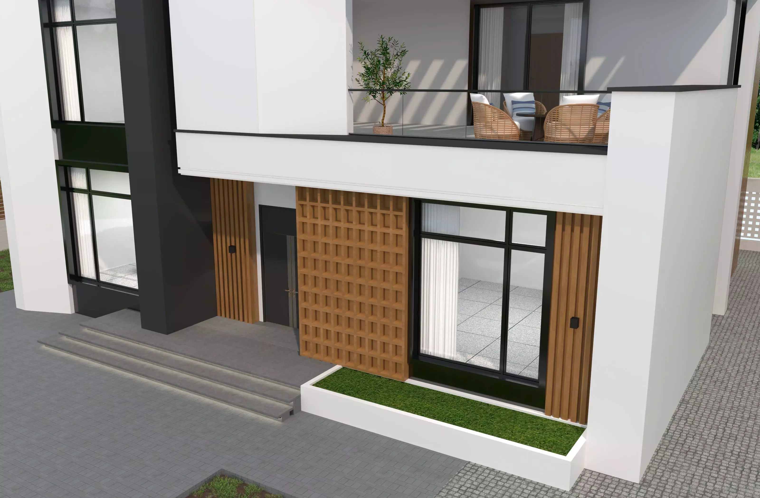 House Exterior 3D model_4