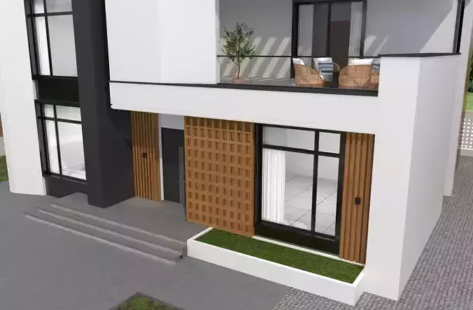 House Exterior 3D model 5