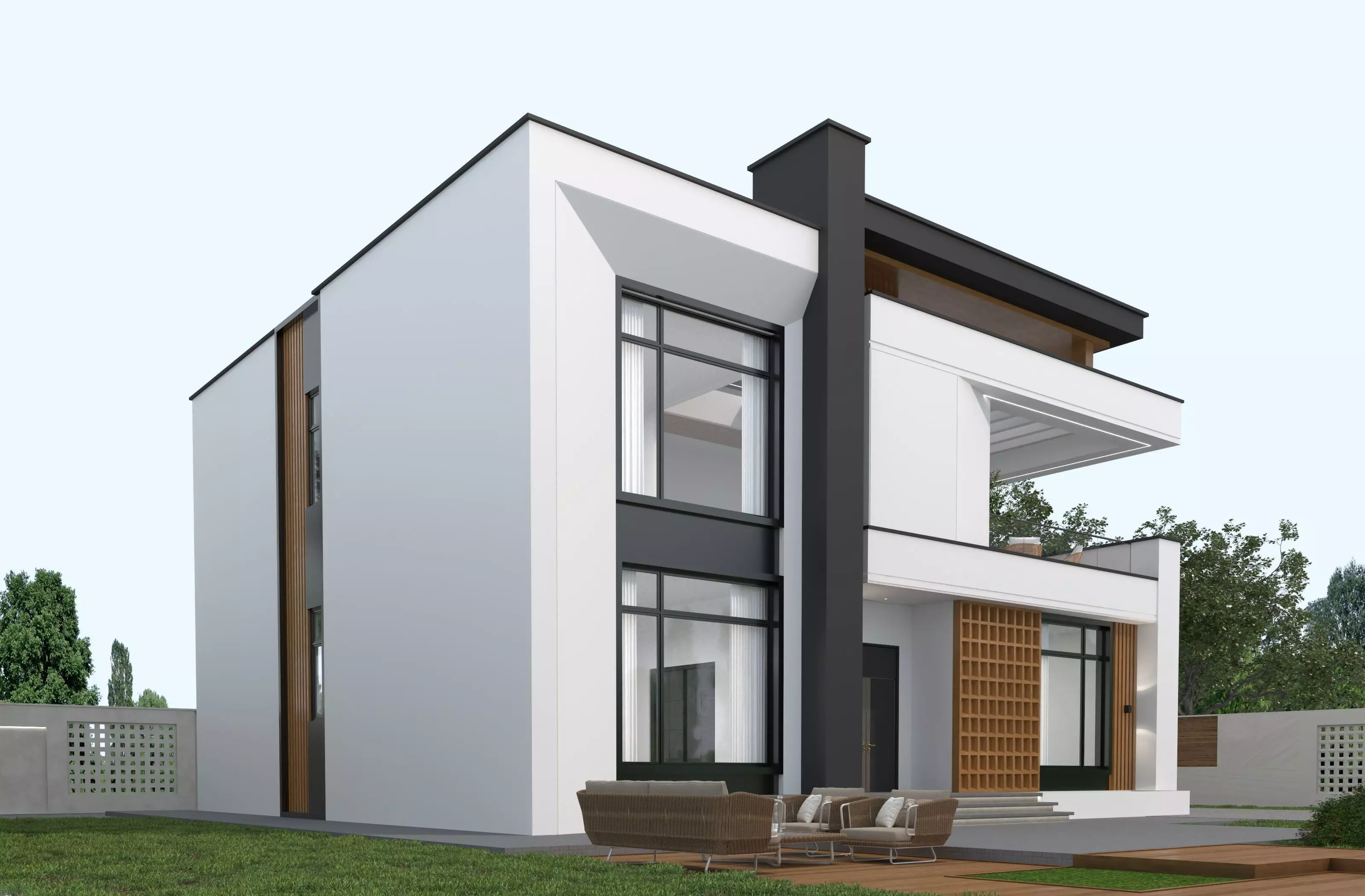House Exterior 3D model_9