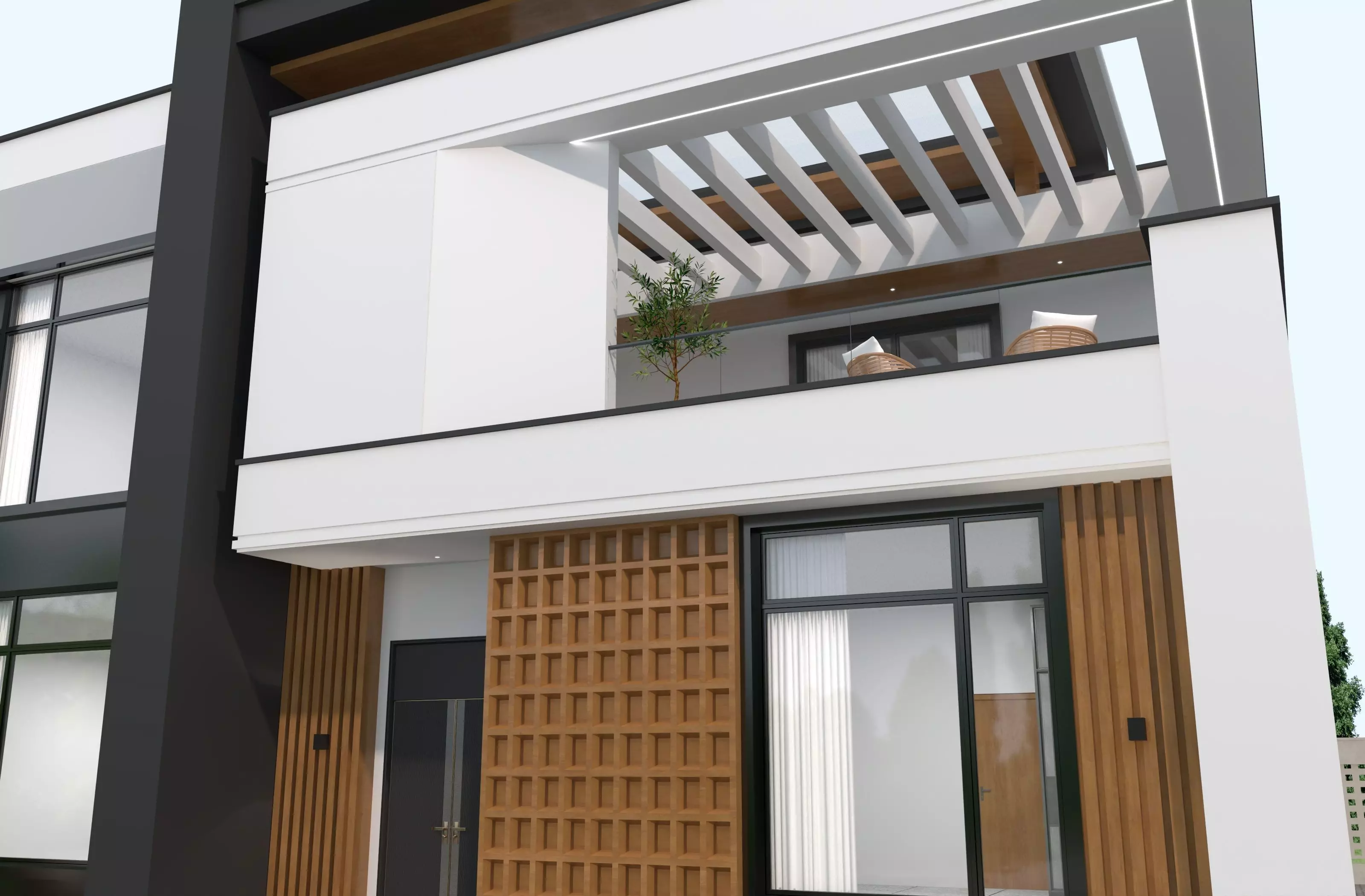 House Exterior 3D model_7