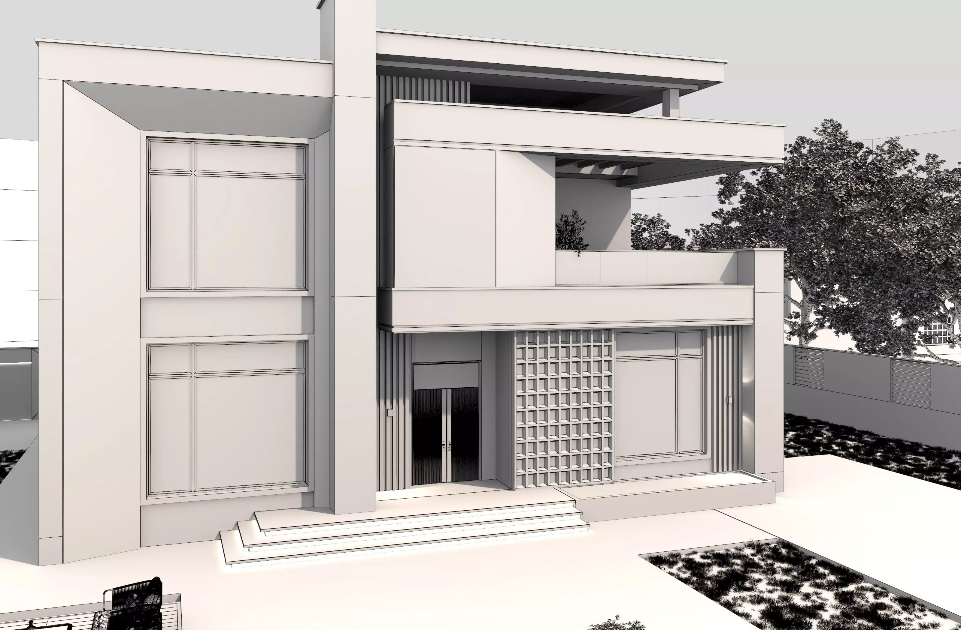 House Exterior 3D model_16