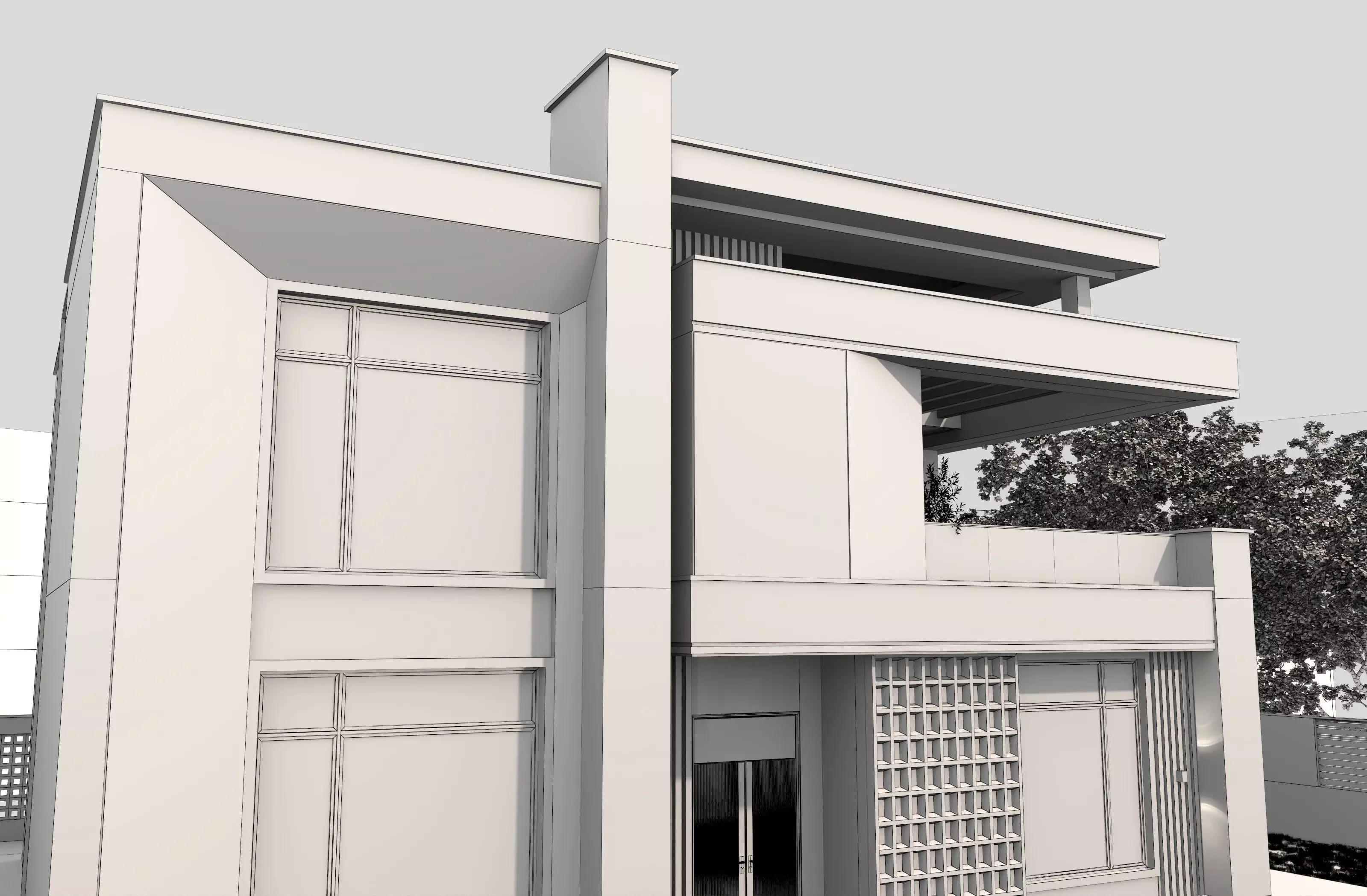 House Exterior 3D model_17