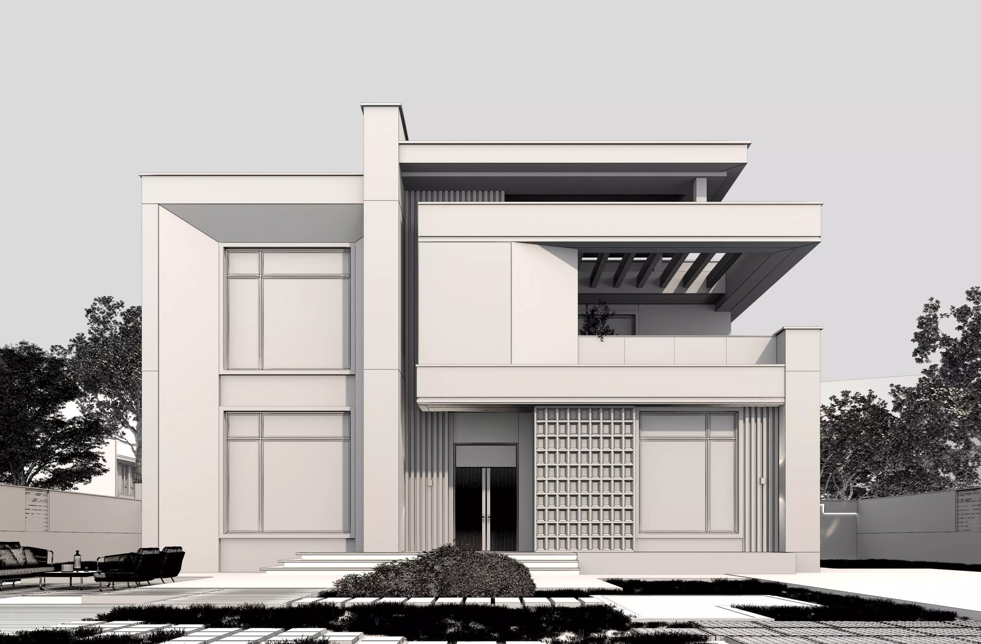 House Exterior 3D model_11